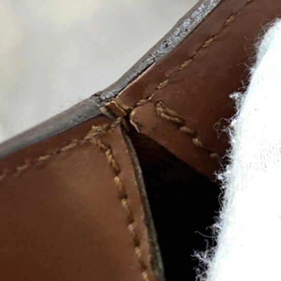 LOUIS VUITTON Enghien 2Way Shoulder Clutch Bag Monogram Leather(All pocket has p - Picture 14 of 15